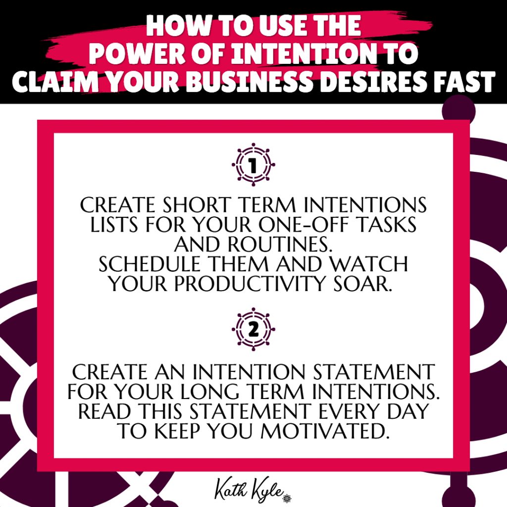 How To Use The Power Of Intention To Claim Your Desires FAST