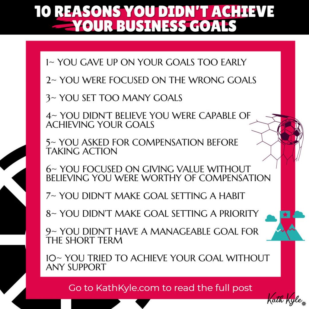 5 Mistakes Business Owners Make When Setting Goals
