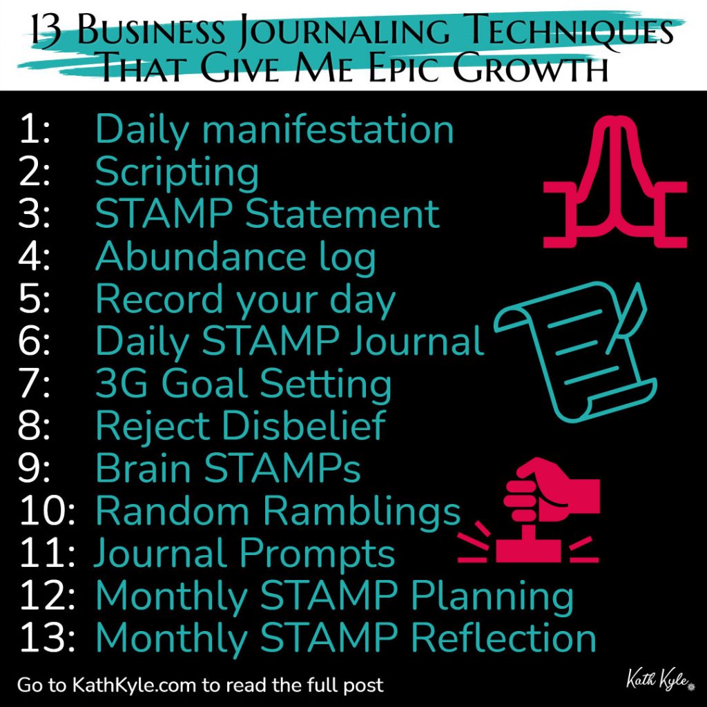 13 Business Journaling Techniques That Give Me Epic Growth