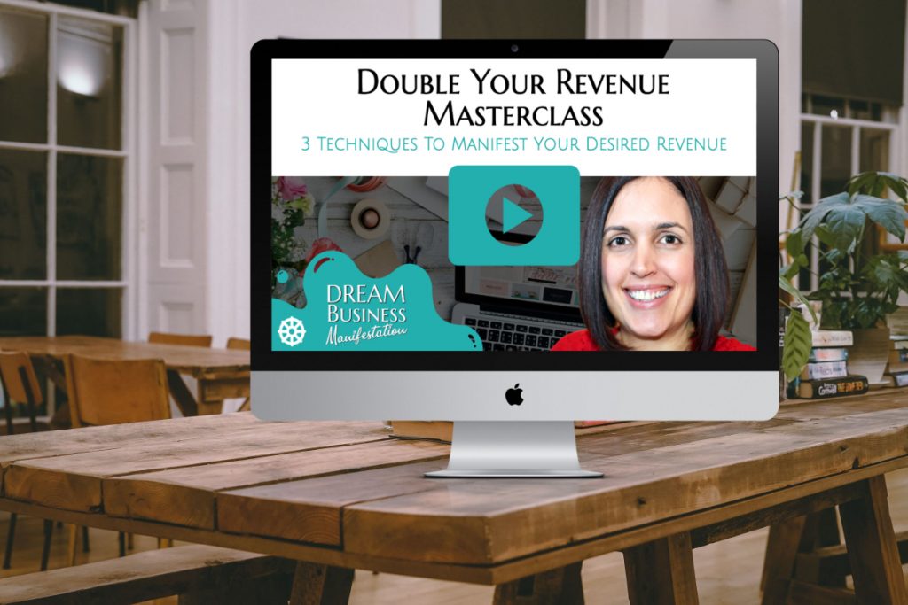 Double Your Revenue Masterclass Mockup Horizontal