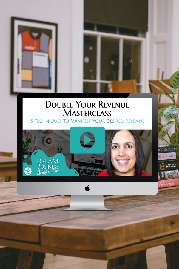 Double Your Revenue Masterclass Mockup Vertical