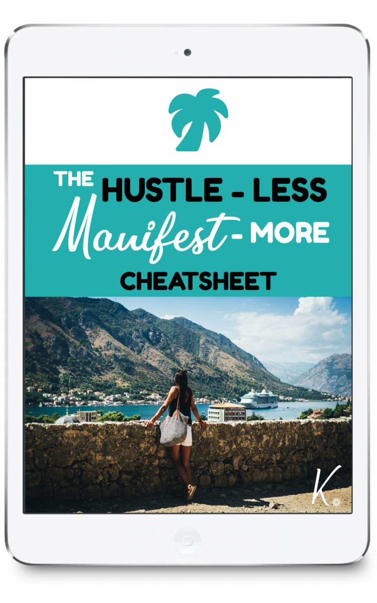 The Hustle Less Manifest More Cheatsheet Ipad