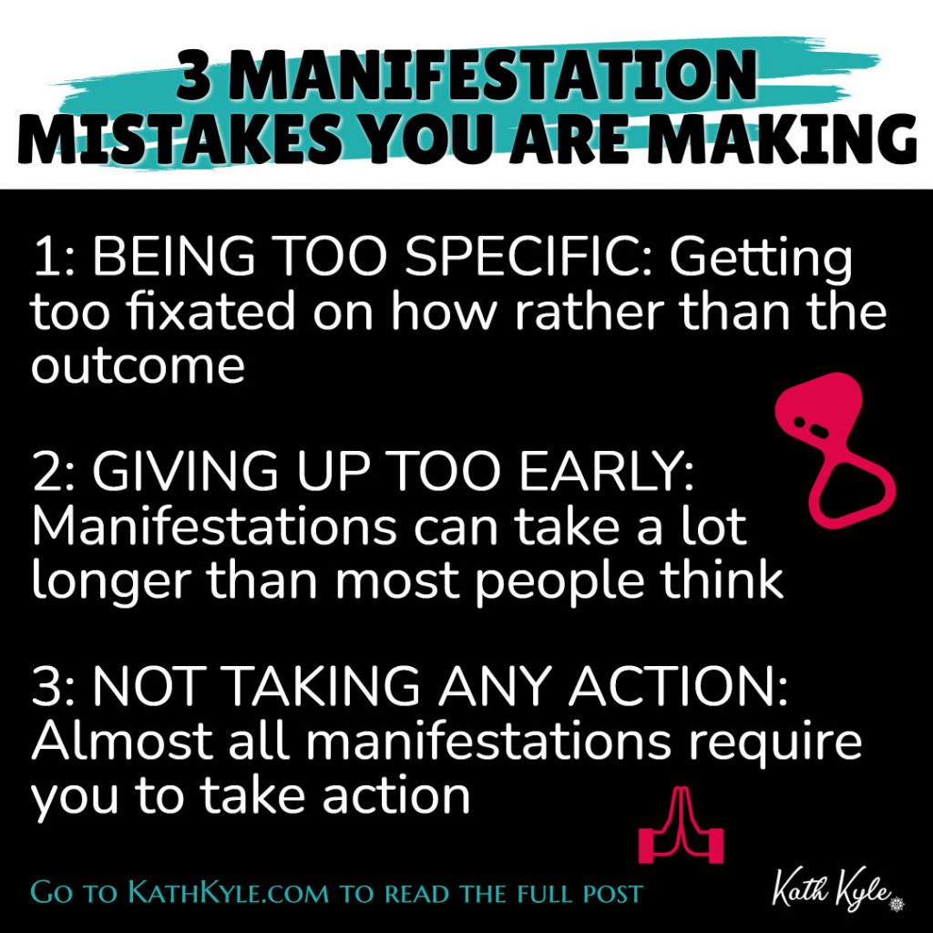 3 Manifestation Mistakes: You Are Doing Manifesting All Wrong