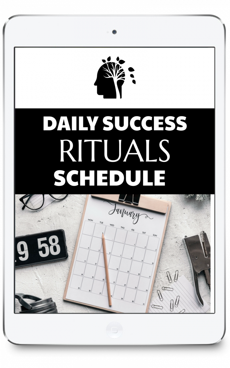 Daily Success Rituals Schedule Daily Success Rituals Schedule