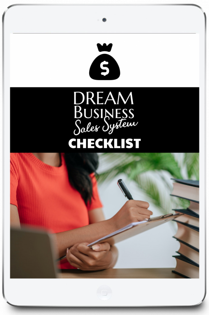 Dream Business Sales System - CHECKLIST IPAD